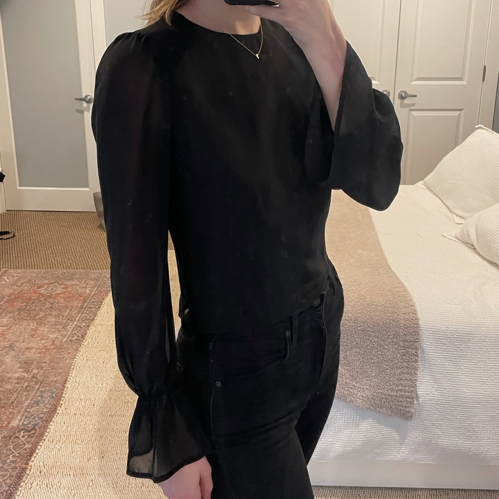 Revolve long sleeve top - Black